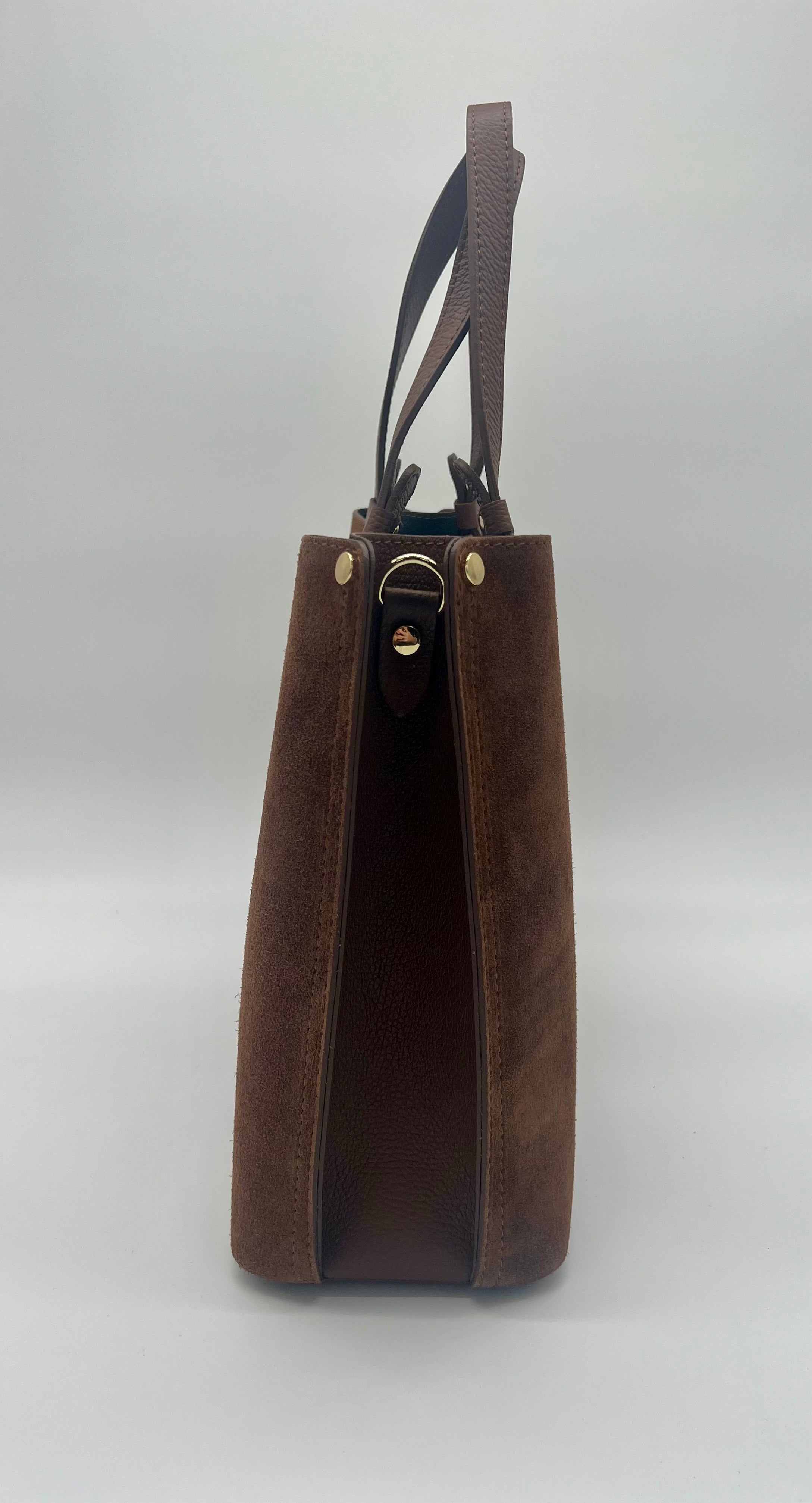 The Mia Suede Leather Tote Handbag