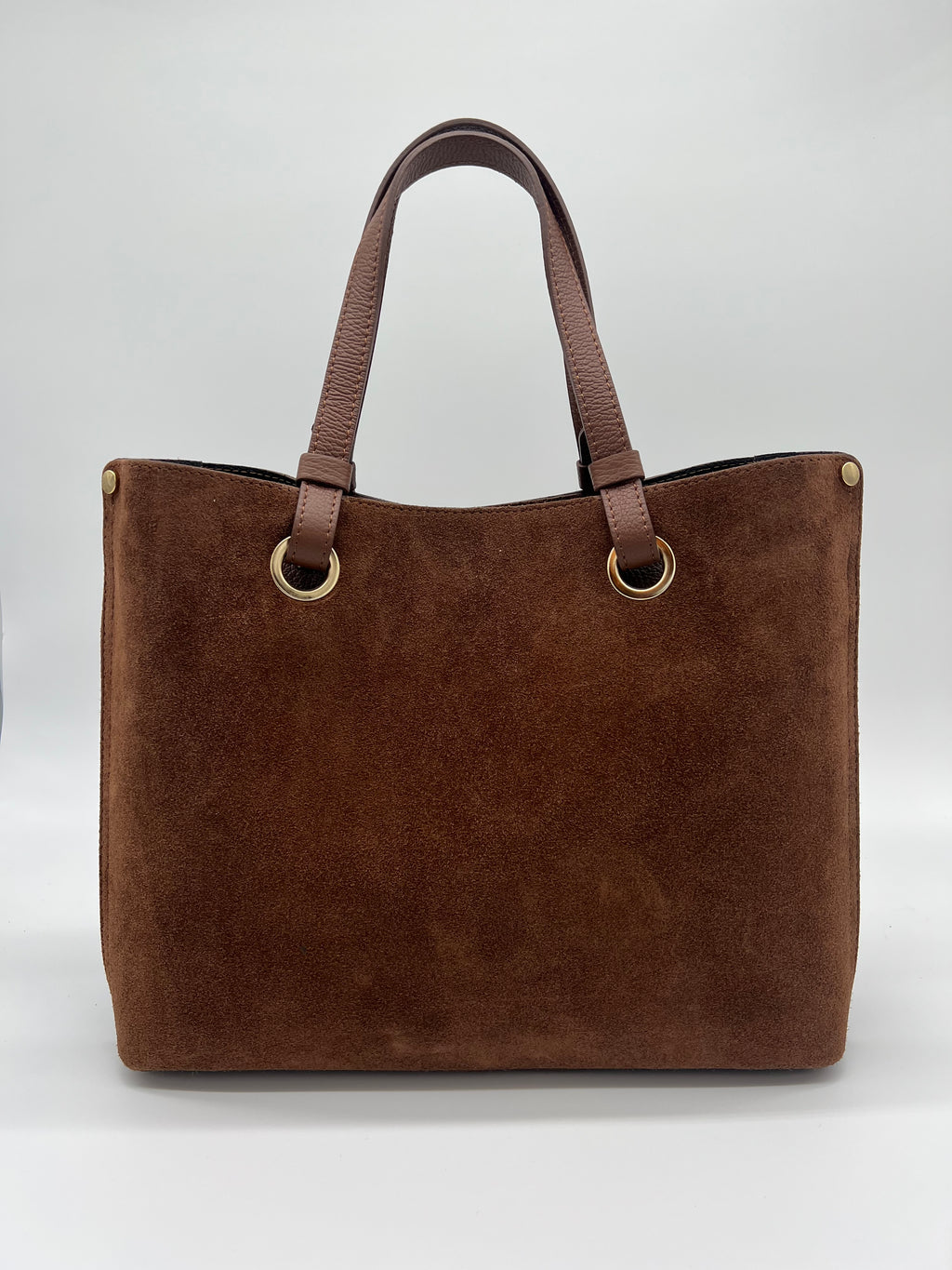 The Mia Suede Leather Tote Handbag