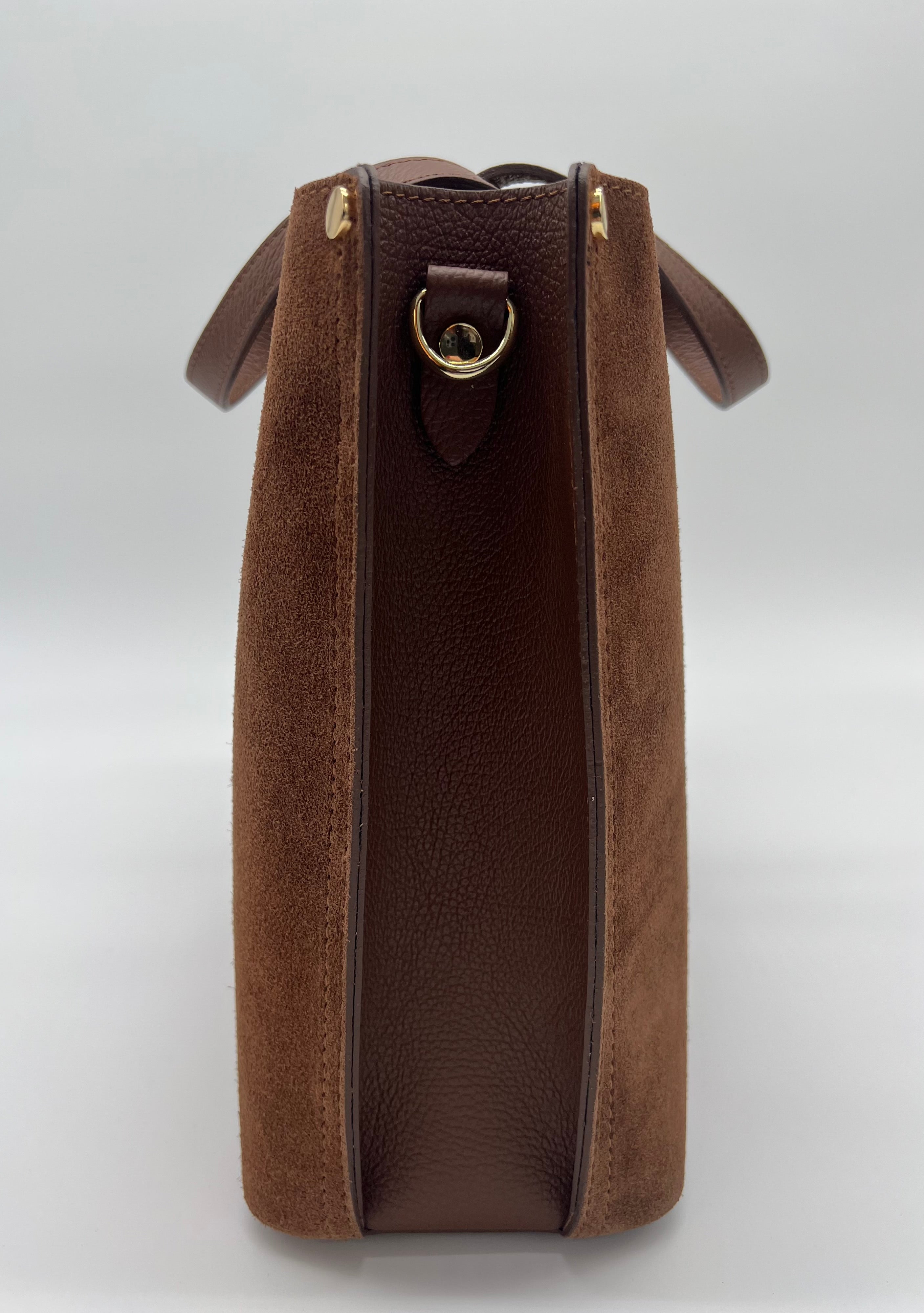 The Mia Suede Leather Tote Handbag